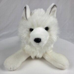 Fluffy Arctic Wolf Plush Toy